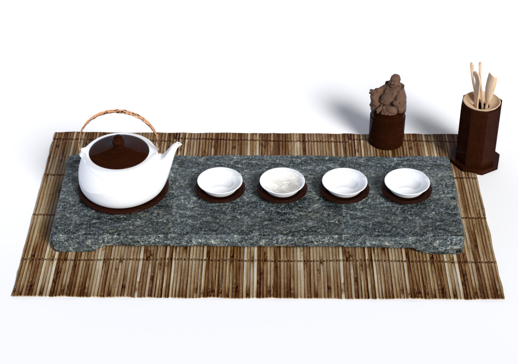 茶具SU模型